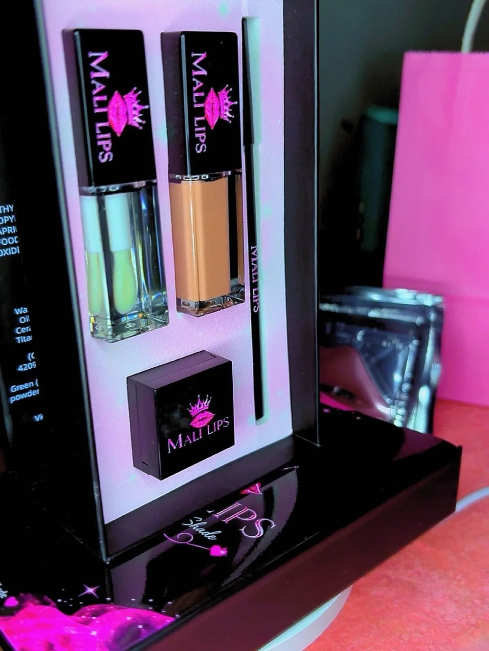 Women's Lip Set - Pink & Beige